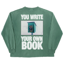 Little Library L/S Tee - Green - Back
