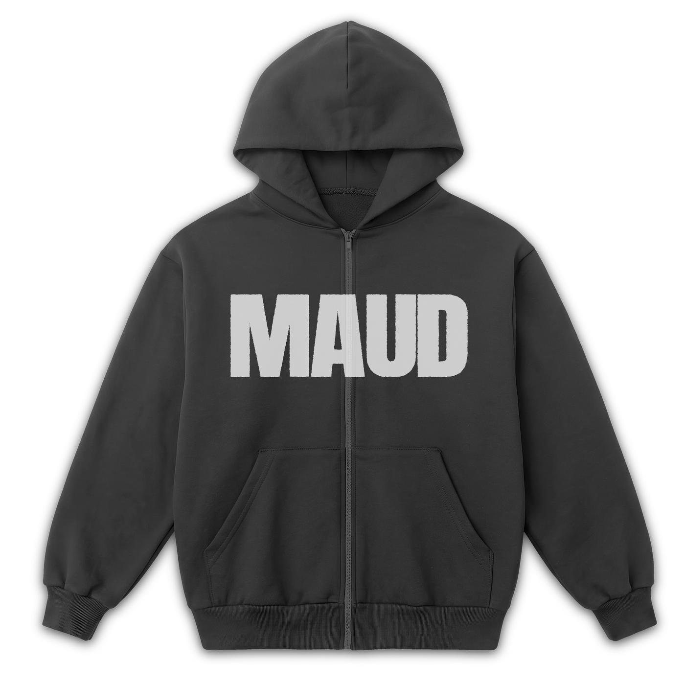 Little Library Zip Up - Grey - Front