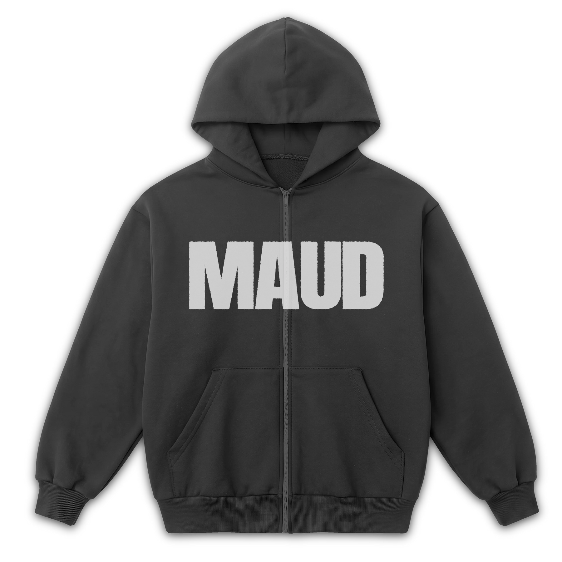 Little Library Zip Up - Grey - Front