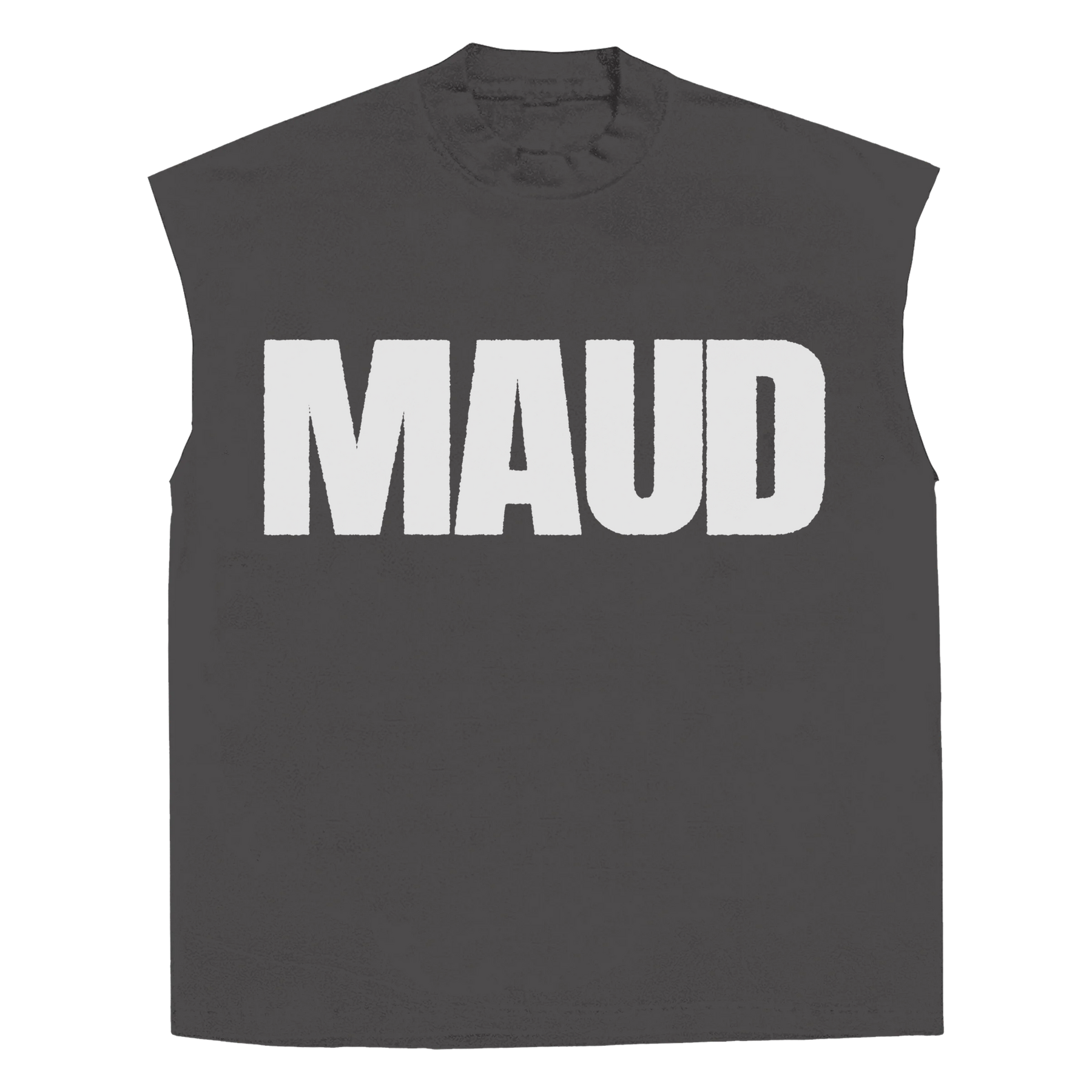 Little Library Sleeveless Tee - Grey - Front