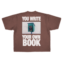Little Library Baggy Tee - Mocha - Back