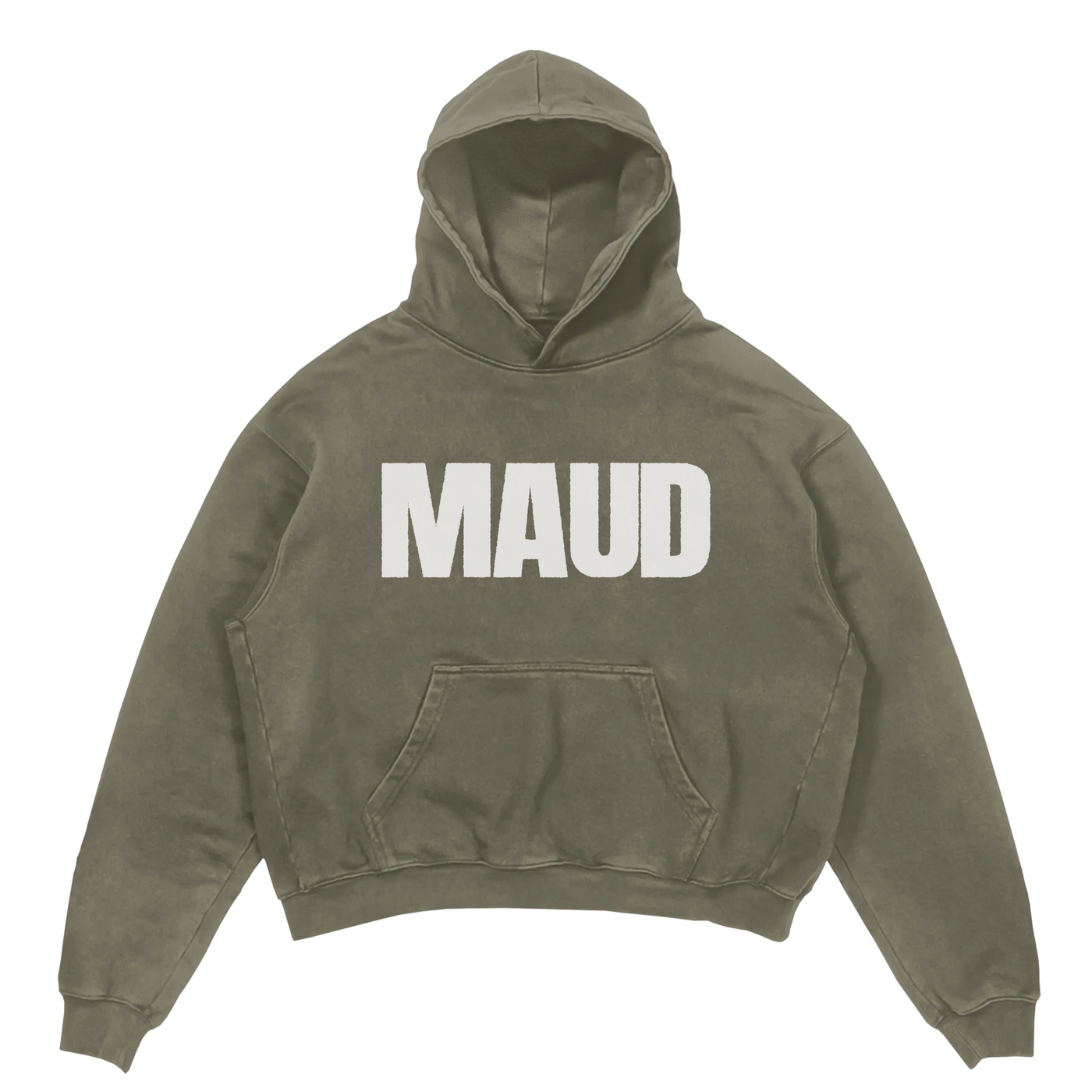 Little Library Hoodie - Olive - Front