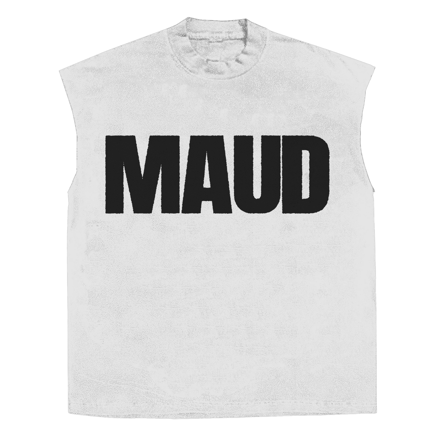 Little Library Sleeveless Tee - White - Front