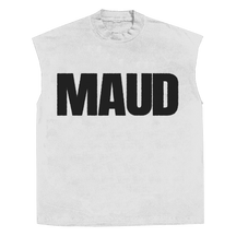 Little Library Sleeveless Tee - White - Front