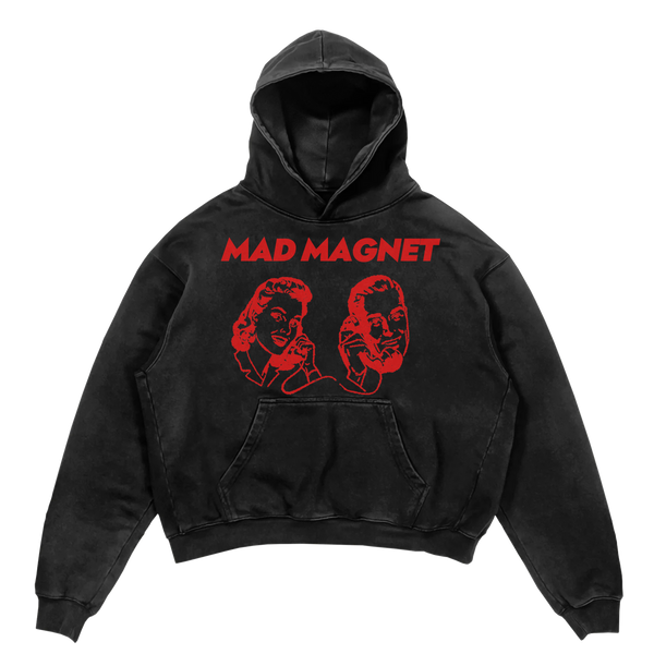 Mad Magnet Hoodie - Black - Front