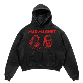 Mad Magnet Hoodie - Black - Front