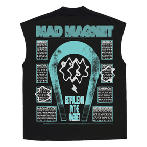 Mad Magnet Sleeveless Tee - Black - Back