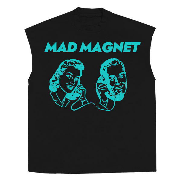 Mad Magnet Sleeveless Tee - Black - Front