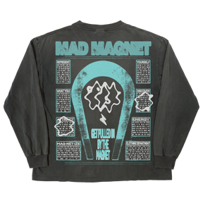 Mad Magnet L/S Tee - Black - Back