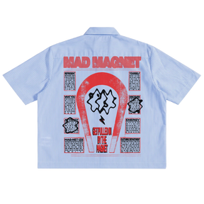 Mad Magnet Boxy Button Up - Back