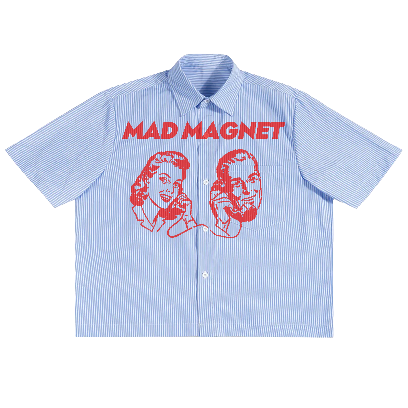 Mad Magnet Boxy Button Up - Front