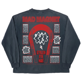 Mad Magnet L/S Tee - Blue - Back