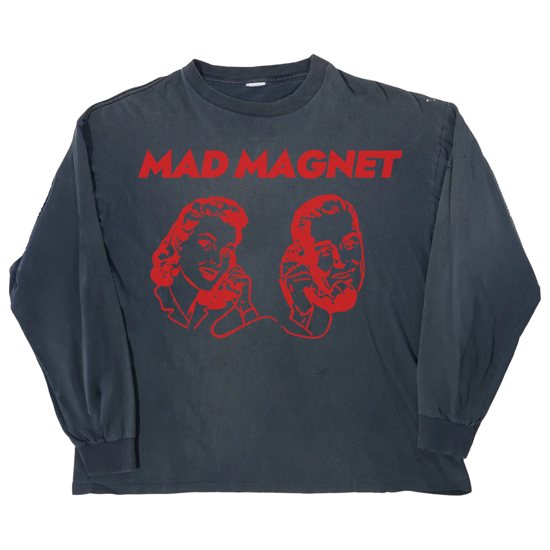 Mad Magnet L/S Tee - Blue - Front