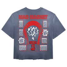 Mad Magnet Tee - Blue - Back