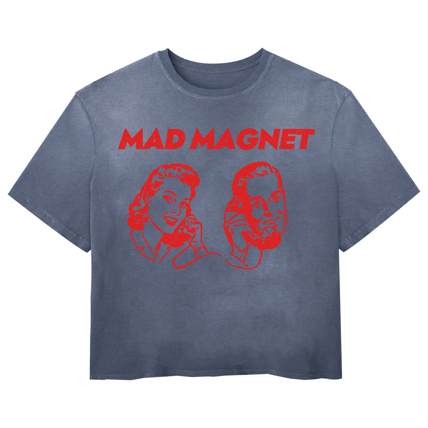 Mad Magnet Tee - Blue - Front