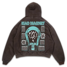 Mad Magnet Hoodie - Brown - Back