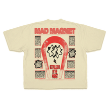 Mad Magnet Drop Tee - Cream - Back