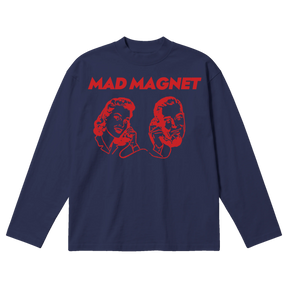 Mad Magnet Baggy L/S Tee - Blue - Front