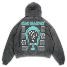 Mad Magnet Hoodie - Grey - Back
