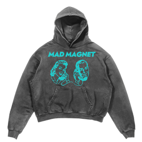Mad Magnet Hoodie - Grey - Front
