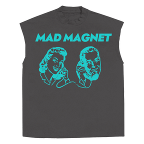 Mad Magnet Sleeveless Tee - Grey - Front