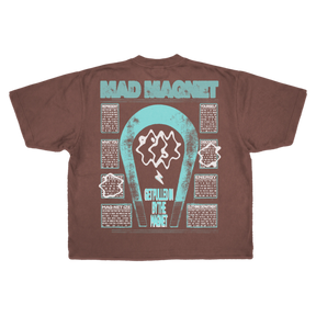 Mad Magnet Drop Tee - Mocha - Back