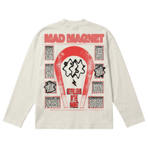 Mad Magnet Baggy L/S Tee - Off White - Back
