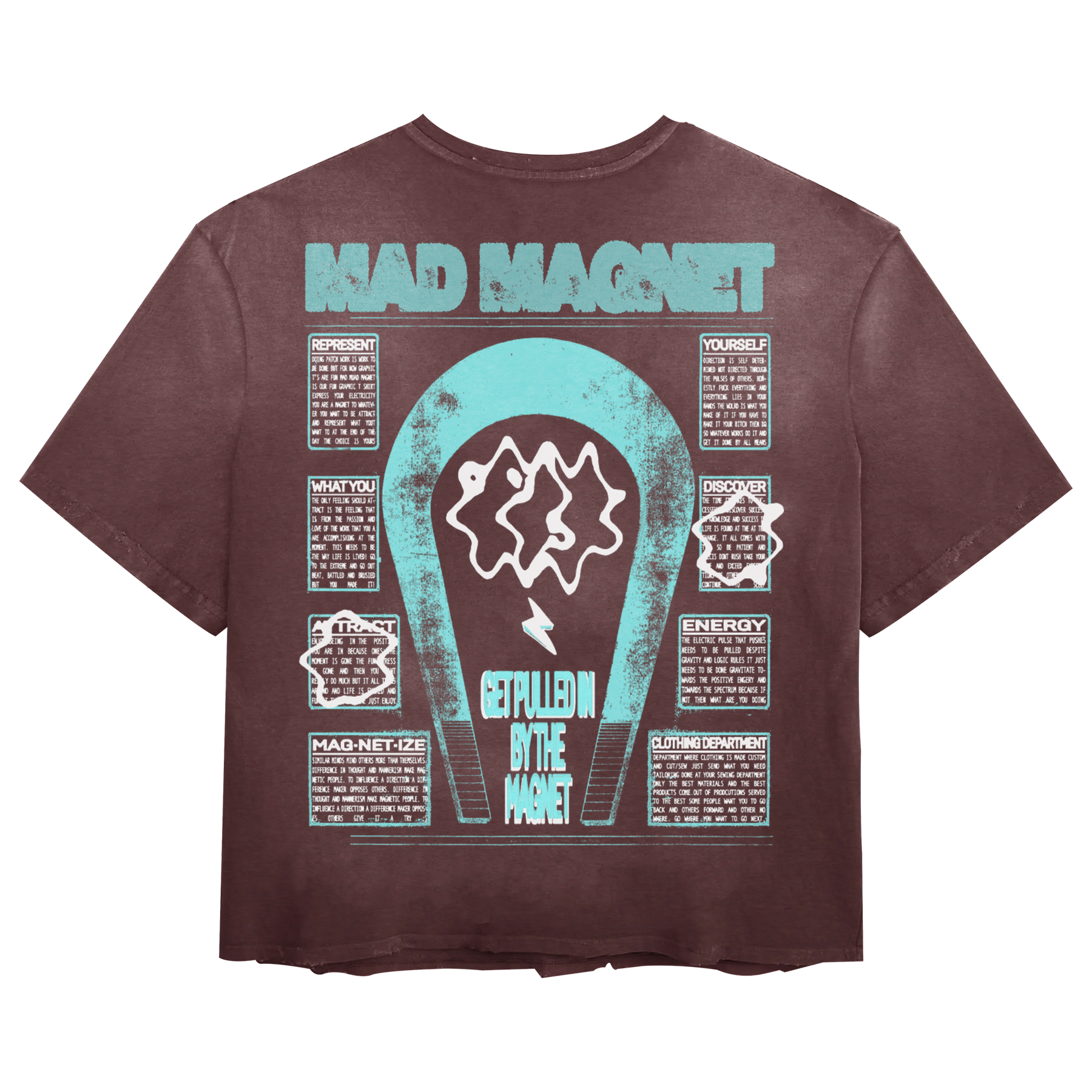 Mad Magnet Tee - Red - Back