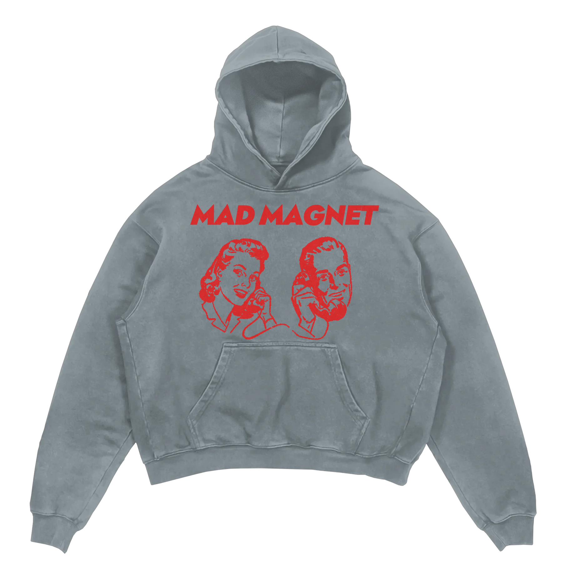 Mad Magnet Hoodie - Sage - Front
