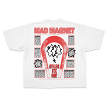 Mad Magnet Drop Tee - White - Back