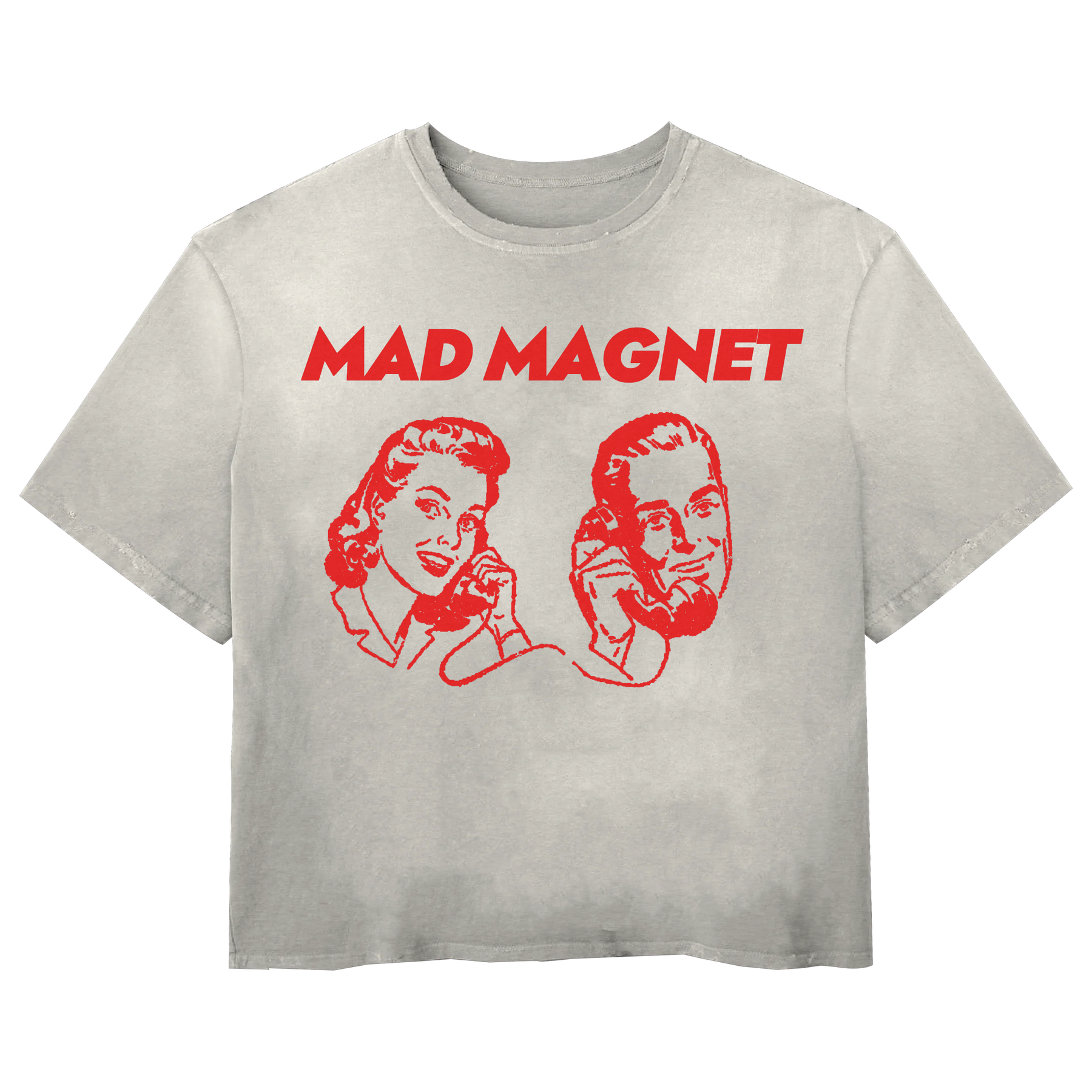 Mad Magnet Tee - White - Front