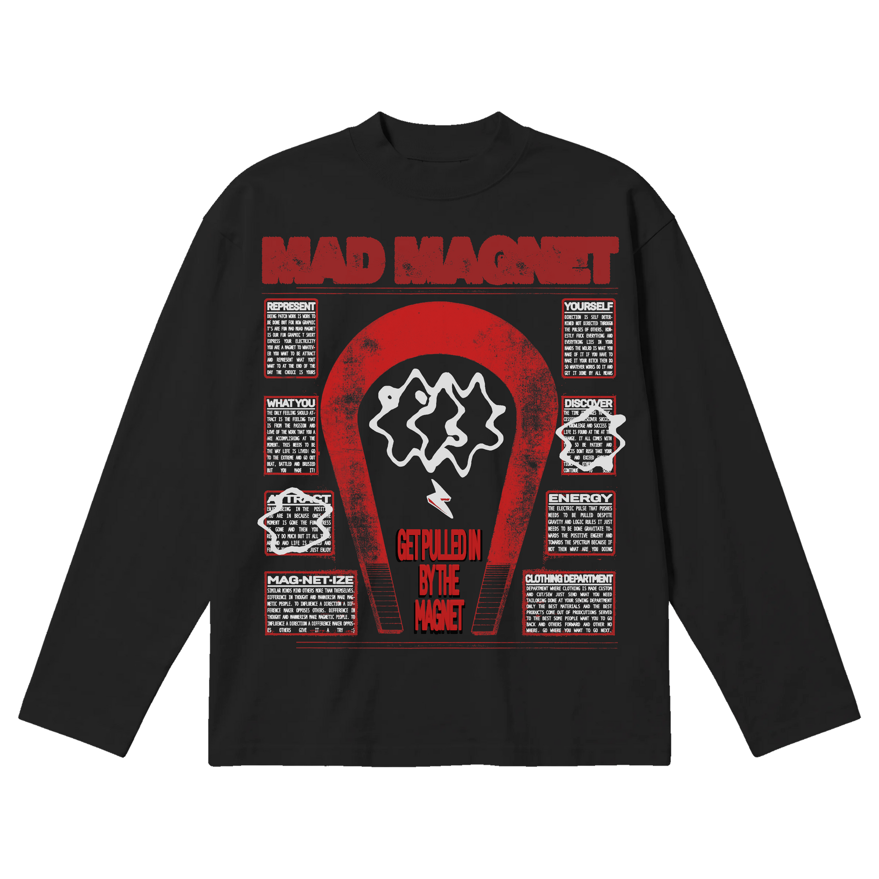 MAGNET Baggy L/S Tee - Black - Front