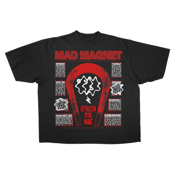 MAGNET Drop Tee - Black - Front