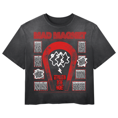 MAGNET Tee - Black - Front