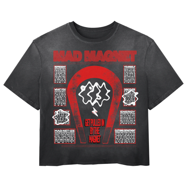 MAGNET Tee - Black - Front