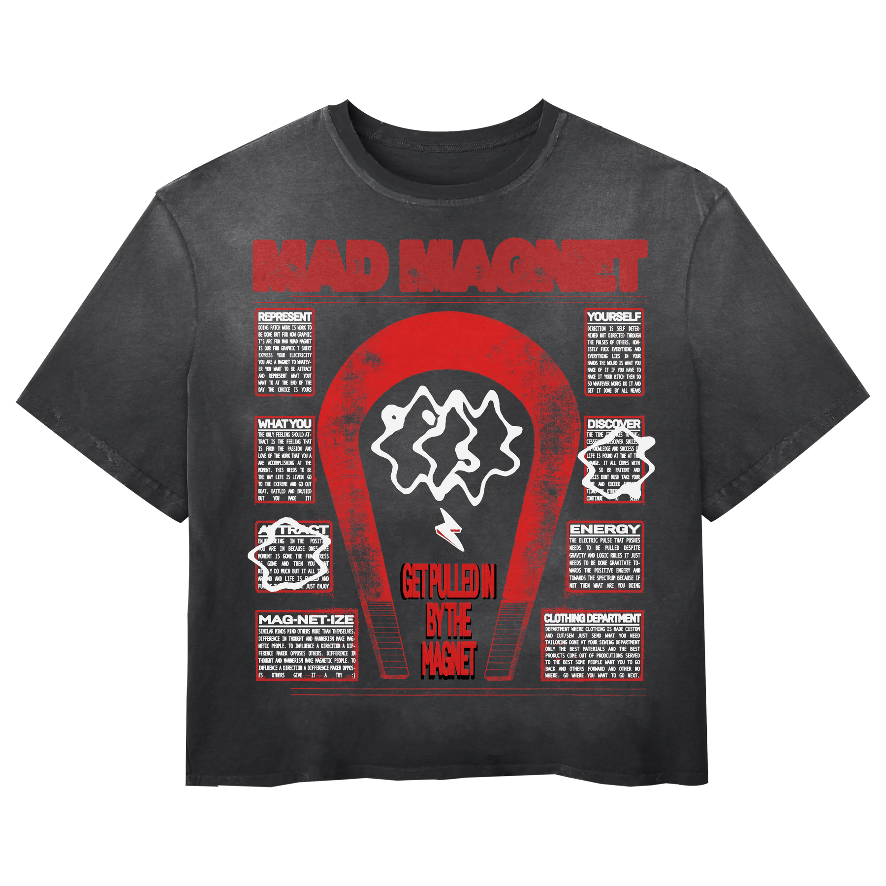 MAGNET Tee - Black - Front
