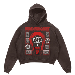 MAGNET Hoodie - Brown - Front