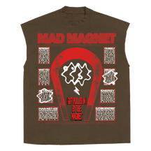 MAGNET Sleeveless Tee - Brown - Front