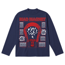 MAGNET Baggy L/S Tee - Blue - Front