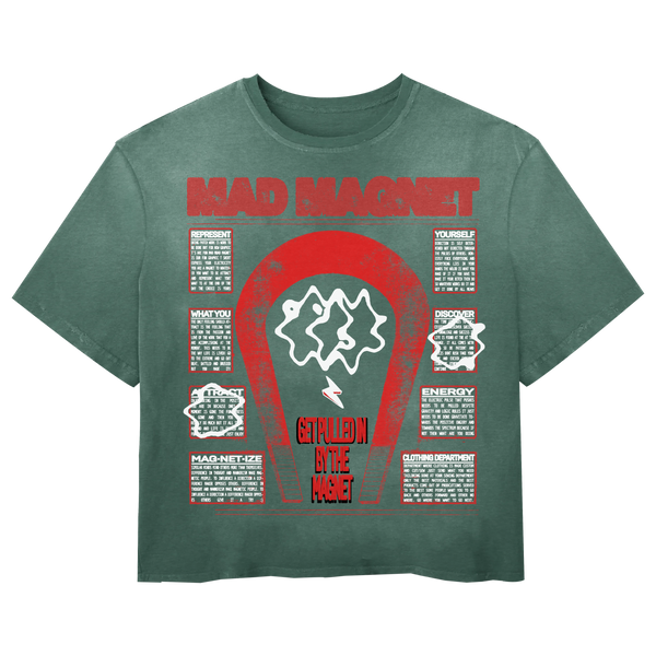 MAGNET Tee - Green - Front