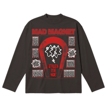 MAGNET Baggy L/S Tee - Off Black - Front