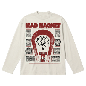 MAGNET Baggy L/S Tee - Off White - Front