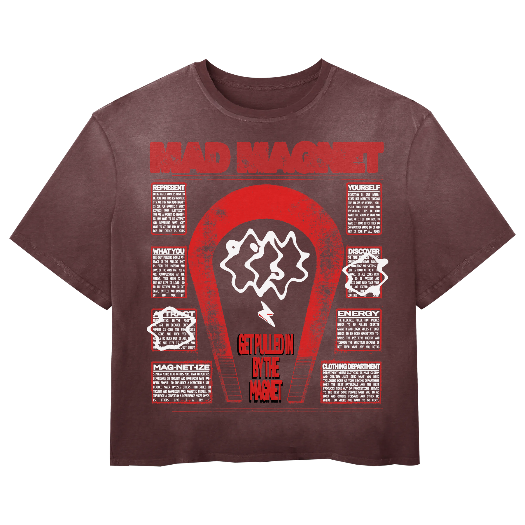 MAGNET Tee - Red - Front