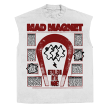 MAGNET Sleeveless Tee - White - Front