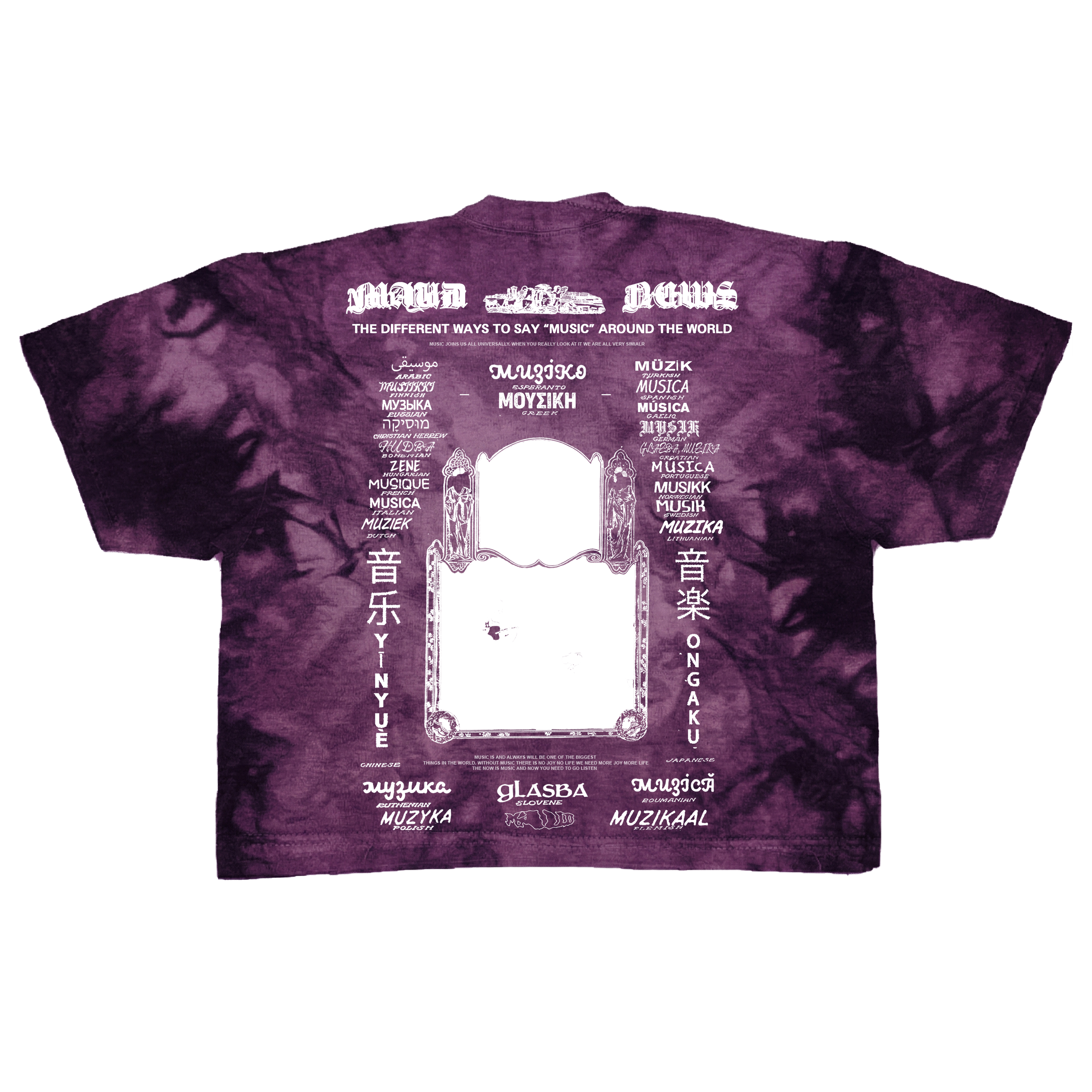 Music News Dyed Tee (WT)