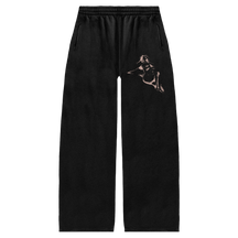 Much Obliged Baggy Sweatpants - Black - Front