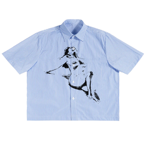Much Obliged Boxy Button Up - Front