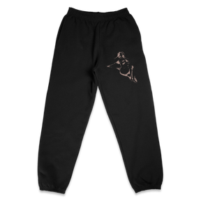 Much Obliged Sweatpants - Black - Front