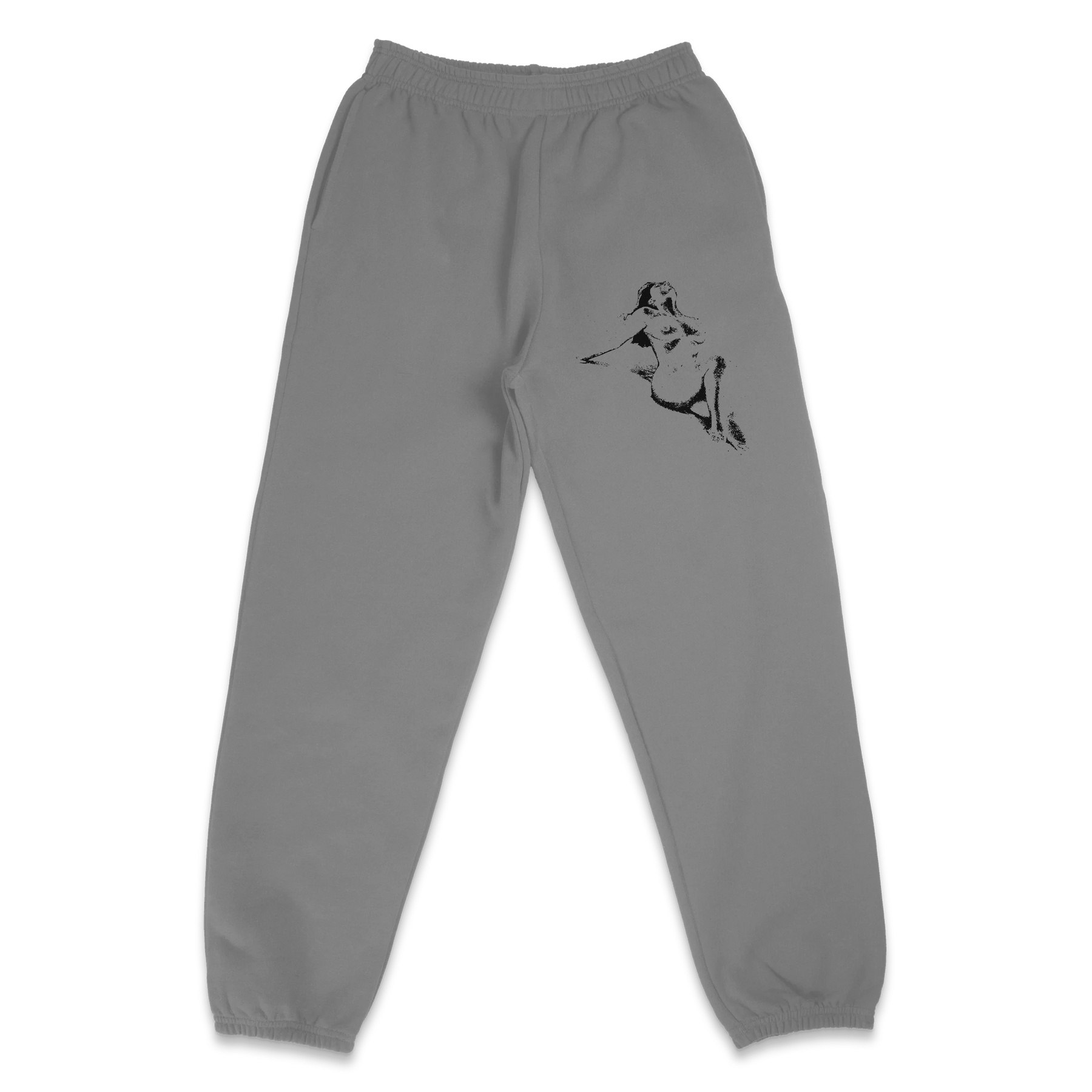 Much Obliged Sweatpants - Grey - Front