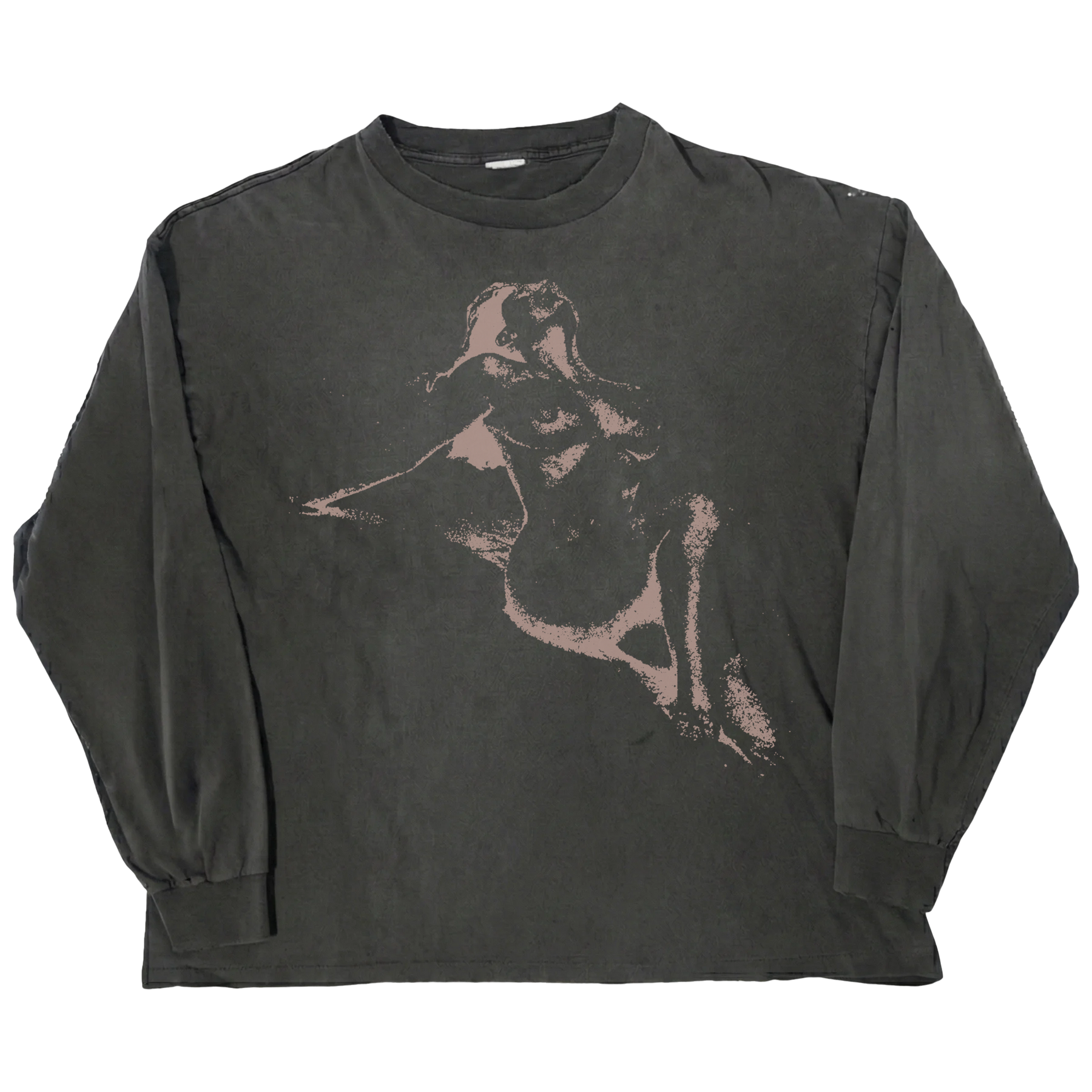 Much Obliged L/S Tee - Black - Front